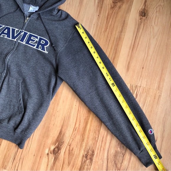 CHAMPION XAVIER Hoodie Jacket Long Sleeve Full Zip Small Gray Men’s UNISEX - Picture 10 of 16